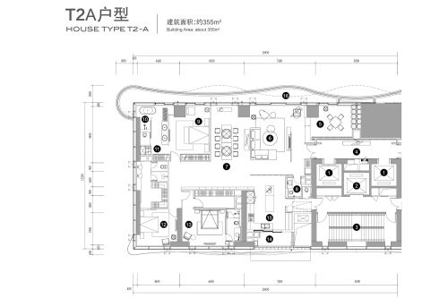 【恒禾七尚|亚洲十大超级豪宅】T2 A户型