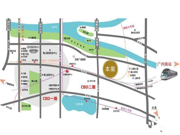 雅居乐新城湾畔_区位图_1