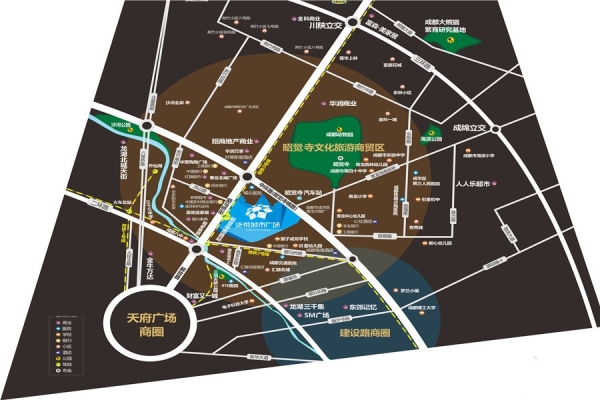 泛悦城市广场区位图
