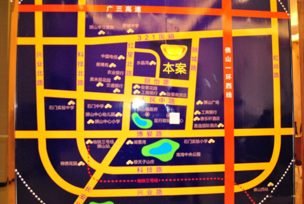 腾大时代广场区位图