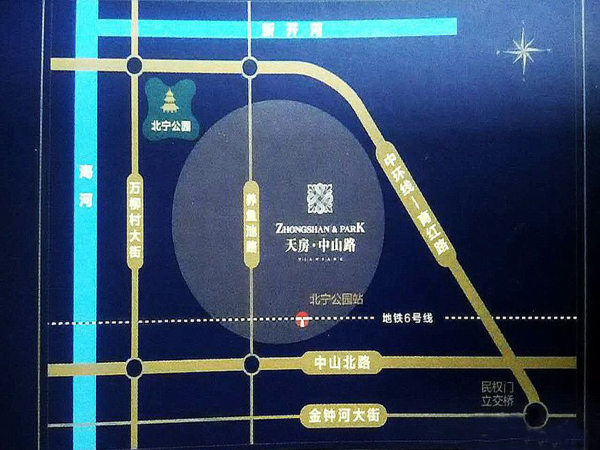 天房中山路_区位图_2