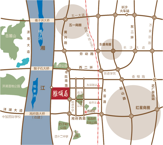 湘江雅颂居_区位图_2