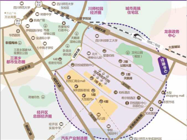 百悦城plus区位图