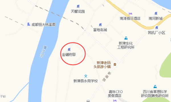 新城金樾府邸区位图