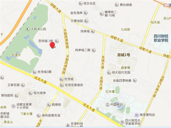 百悦城plus区位图