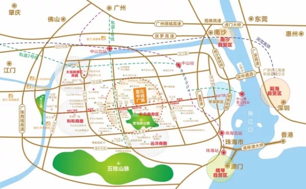 富元中润广场区位图