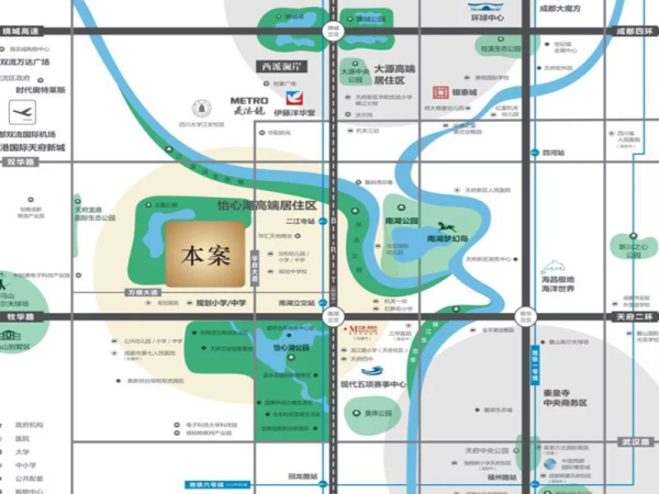 中国铁建西派国樾区位图