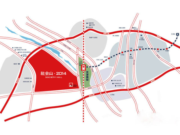 社会山南苑区位图