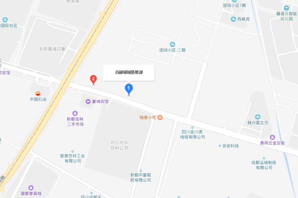 百郦锦城区位图