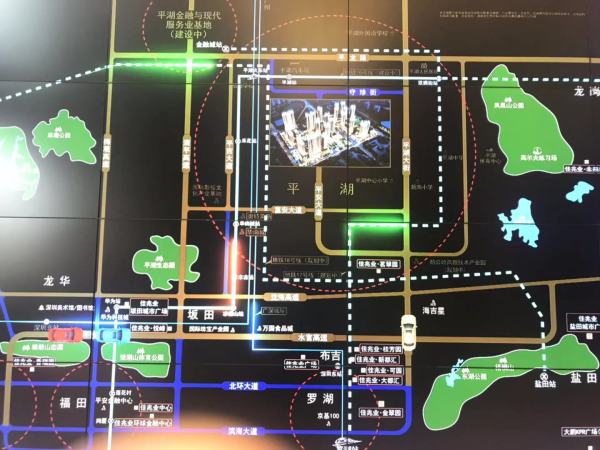 平湖佳兆业广场区位图