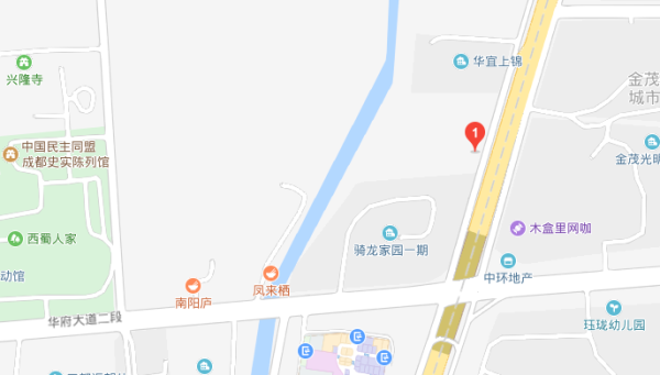 瑞华天地区位图