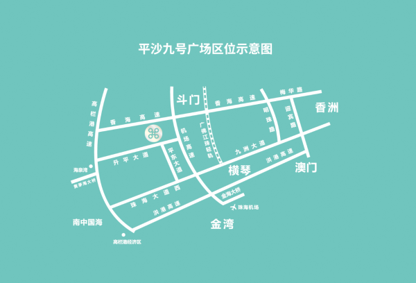 平沙九号广场区位图