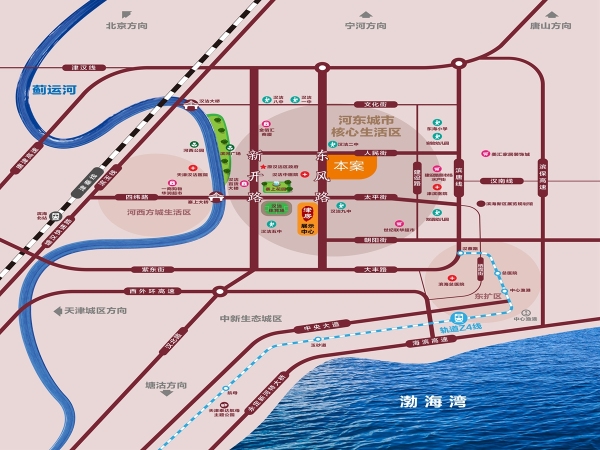 东风路十五栋_区位图_2