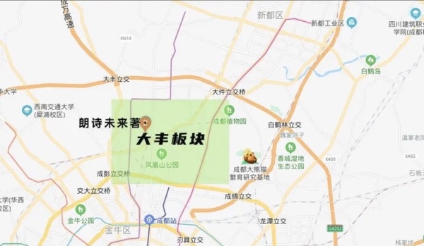 朗诗未来著区位图