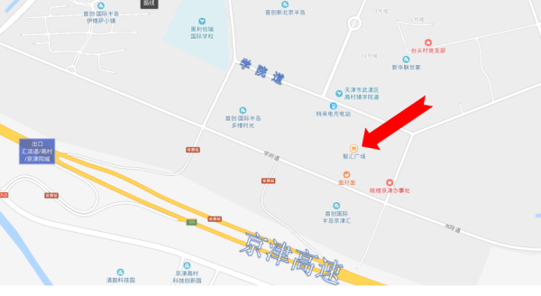 智汇广场区位图