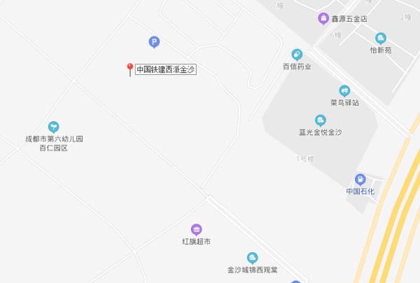 中国铁建西派金沙区位图