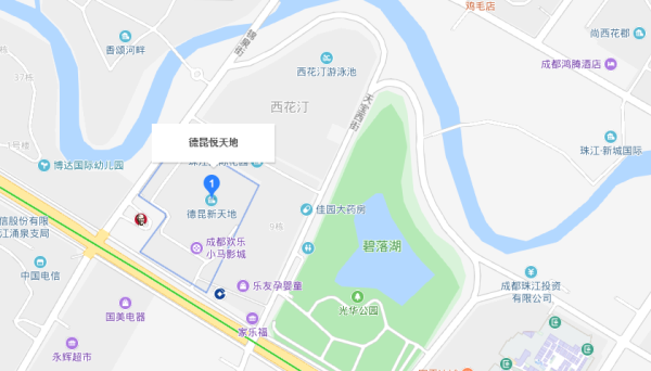 悦天地商厦区位图