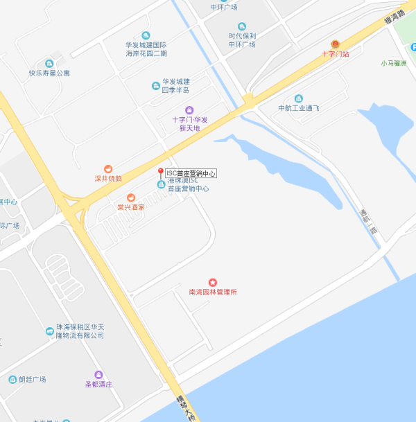 港珠澳ISC首座区位图