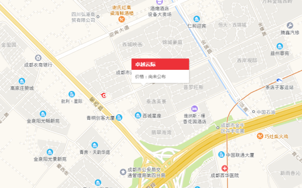 卓越云际区位图