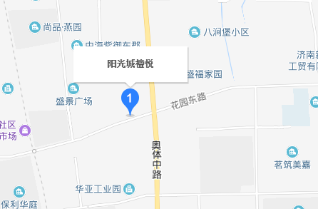 济南阳光城·檀悦区位图