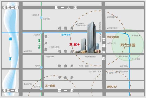 泊富国际广场区位图