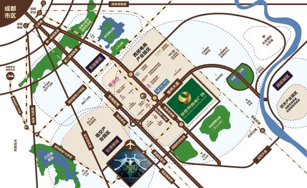 茶世界商业广场区位图