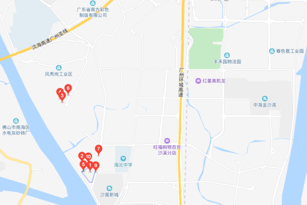 时代水岸区位图