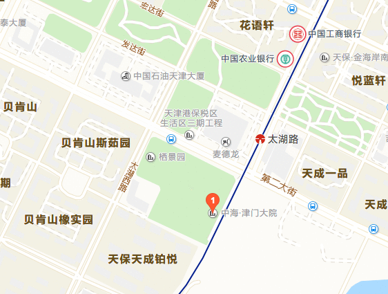 津门大院区位图