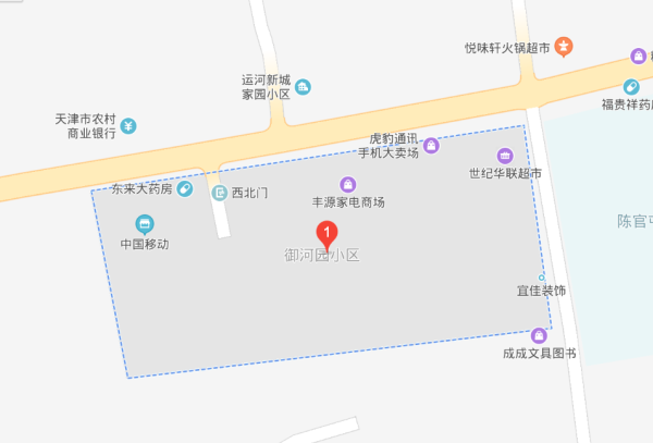 御河园区位图