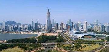 中国华润大厦实景图