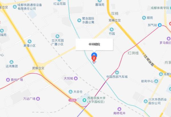 中环晓院区位图