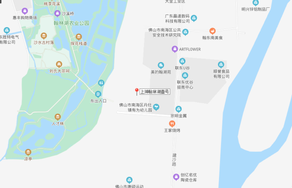 上坤翰林湖壹号区位图