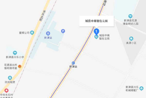 城投中南智在云辰区位图