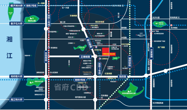 中国铁建18公馆区位图