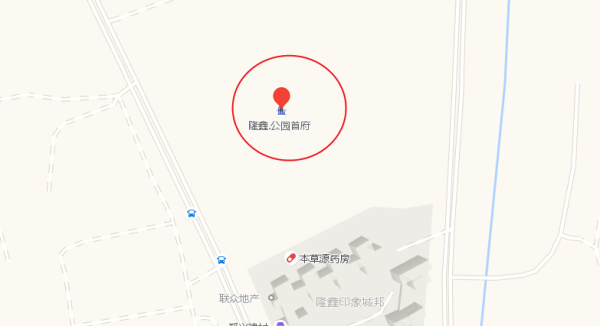 隆鑫公园首府区位图