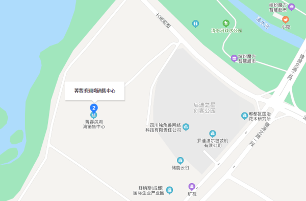 菁蓉滨湖湾区位图