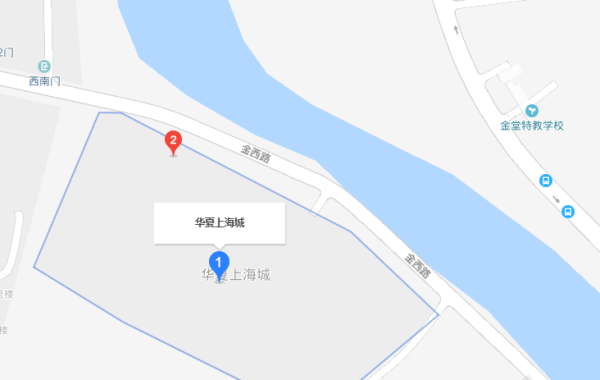 华夏上海城区位图