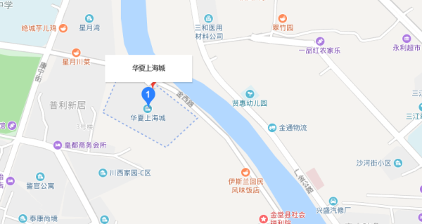 华夏上海城区位图