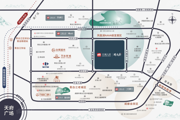 兴城人居瑞云府_区位图_2