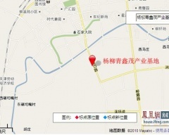 杨柳青鑫茂工业新城区位图