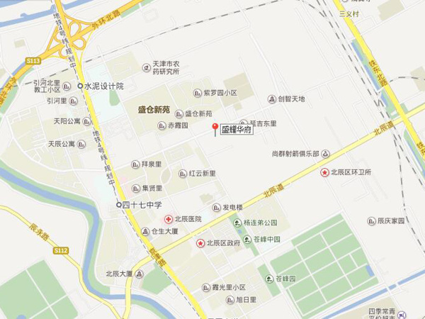 盛耀华府_区位图_2