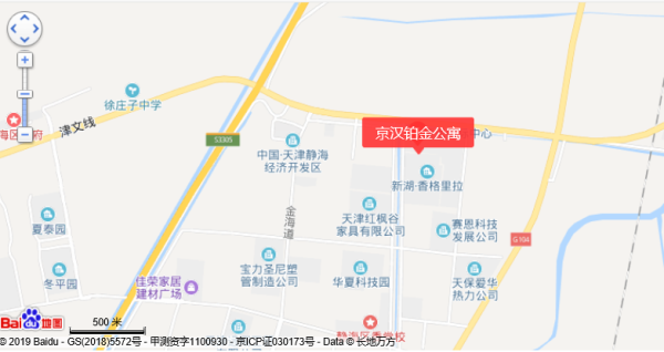 京汉铂金公寓区位图