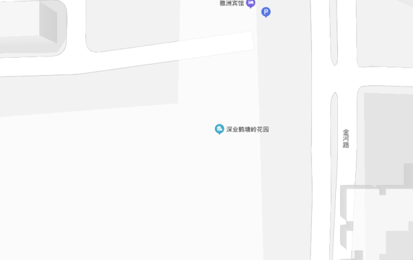 深业鹤塘岭花园区位图