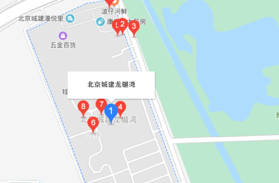 北京城建龙樾湾区位图