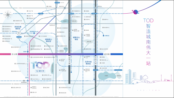 城投中南智在云辰区位图