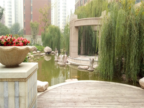 富力津门湖西子花园实景图