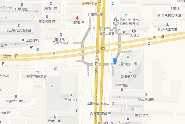 东盈商业广场区位图