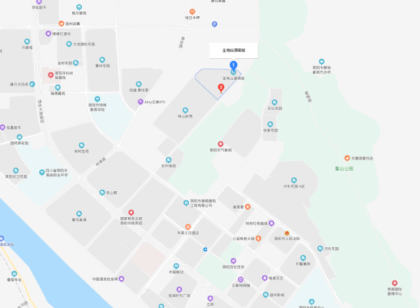 山漫锦城区位图