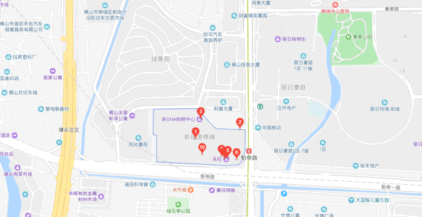 新福港鼎峰区位图