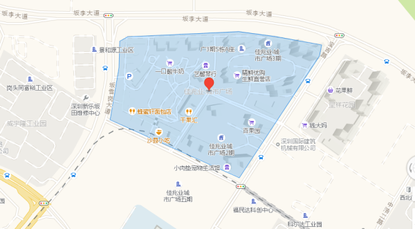 佳兆业中央广场区位图